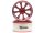 Team Raffee & Co Gemini 1.9 High Mass Beadlock Aluminum Wheels Spoke-8 (2) Red BRW760932DR