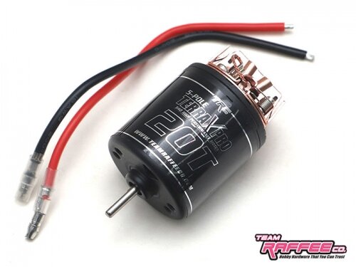 Team Raffee & Co Terra X Pro 20T Balanced 5-pole 540 High Performance Brushed Motor 1420Kv TRC/302623-20T