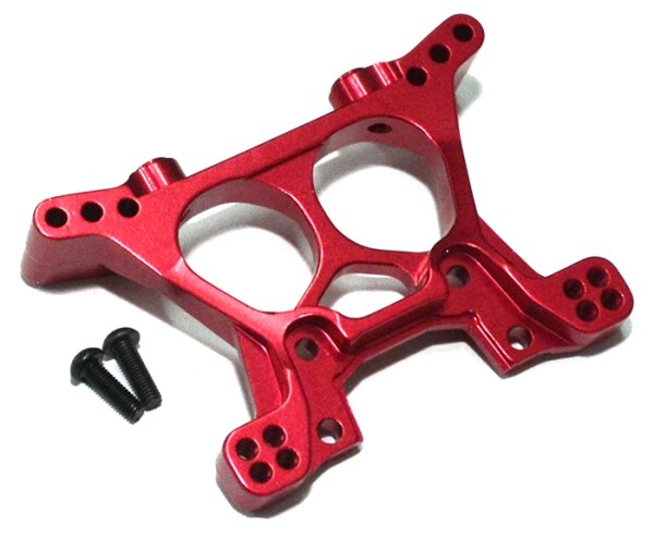 Team Raffee & Co Aluminum Front Shock Tower -1 Pc Red for Traxxas Slash 4x4 BRTSH06R