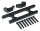 Team Raffee & Co Aluminum Rear Upper Brace Set - Black for Axial Yeti TRC/050304BK