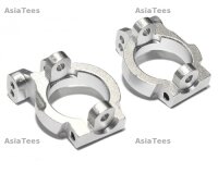 Team Raffee & Co Aluminum Front C Hub -1 Pair Silver...