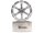Team Raffee & Co Gemini 1.9 High Mass Beadlock Aluminum Wheels Spoke-6 (2) Silver BRW760932ES