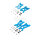 Team Raffee & Co Aluminum Front / Rear Lower Suspension Arm for Tamiya TT-02B TRC/477012