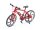 Team Raffee & Co Scale Accessories - 110 Mountain Bike I Red BRSCAC250R
