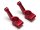 Team Raffee & Co Aluminum Rear Knuckles - 1 Pair Red for Traxxas Slash 4x4 BRTSH02R