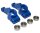 Team Raffee & Co Aluminum Rear Knuckles - 1 Pair Blue for Traxxas Slash 4x4 BRTSH02B
