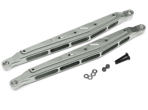 Team Raffee & Co Alumium  Rear Lower Links Set (2) Silver for Axial Yeti XL TRC/663004S