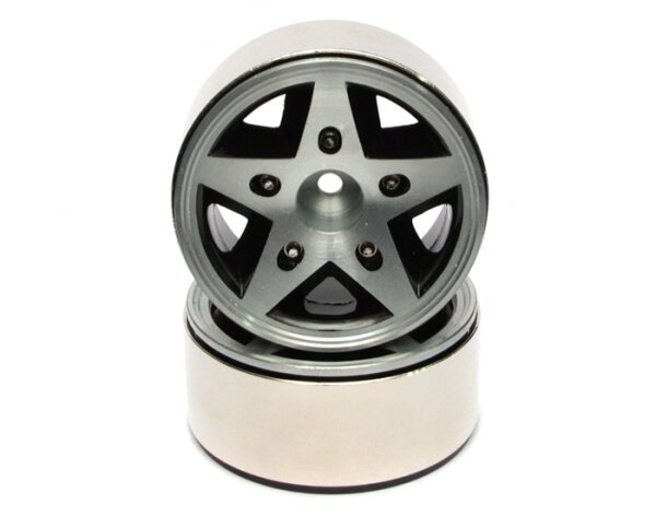 Team Raffee & Co EVO 1.9 High Mass Beadlock Aluminum Wheels Star - 5B (2) BRW760907