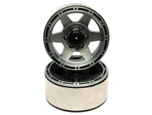 Team Raffee & Co EVO 1.9 High Mass Beadlock Aluminum Wheels Star-6 (2) BRW760908