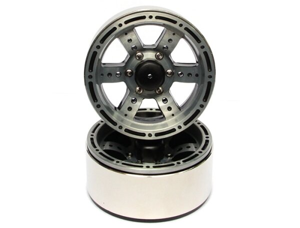 Team Raffee & Co EVO 1.9 High Mass Beadlock Aluminum Wheels Bar-6A (2) BRW760910
