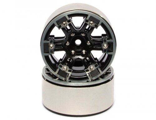Team Raffee & Co EVO 1.9 High Mass Beadlock Aluminum Wheels Bar-6B (2) BRW760911