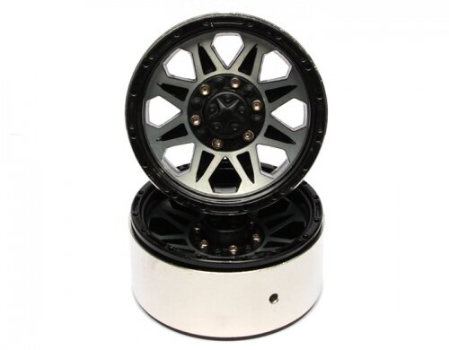 Team Raffee & Co EVO 1.9 High Mass Beadlock Aluminum Wheels Devil-8 (2) BRW760912