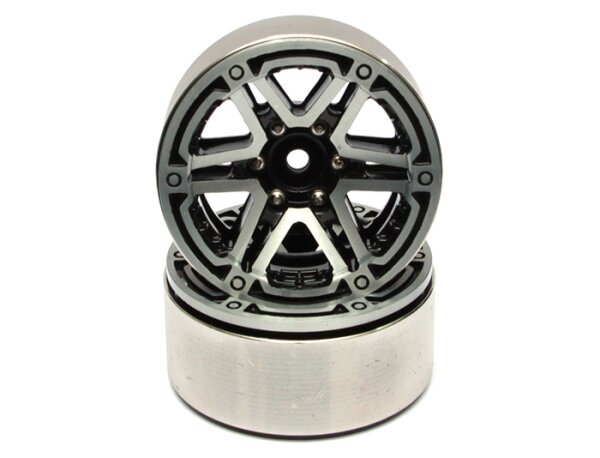 Team Raffee & Co EVO 1.9 High Mass Beadlock Aluminum Wheels Twin Star-5 (2) BRW760919