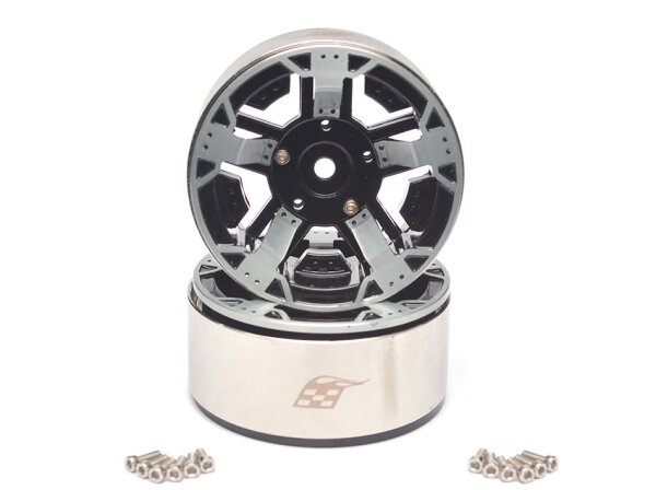 Team Raffee & Co EVO 1.9 High Mass Beadlock Aluminum Wheels Bar-5B (2) BRW760922