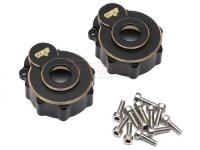 Team Raffee & Co Brass Portal Axle Cover (2) for TRX4...