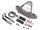 Team Raffee & Co CNC Aluminum Rubicon Front Bumper with LED Gun Metal for Axial SCX10 TRC/302529GM