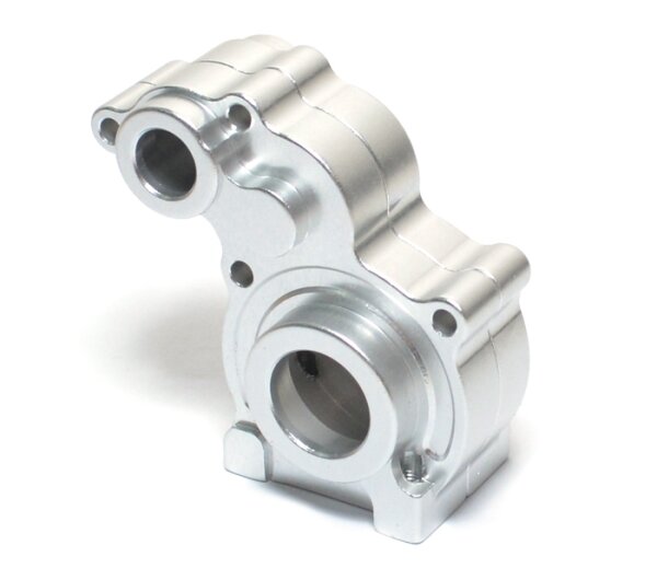 Team Raffee & Co Aluminium Center Gear Box - 1 Pc Silver for Axial SCX10 TRC/SCX05S