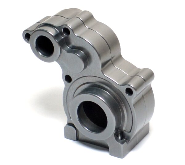 Team Raffee & Co Aluminium Center Gear Box - 1 Pc Gun Metal for Axial SCX10 TRC/SCX05GM