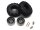 Team Raffee & Co 1.9 High Mass Wheel & Tire set for Crawler Black for Axial SCX10 TRC/32304BK