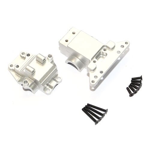 Team Raffee & Co Aluminum Front/Rear Gear Box  1 Set Silver for Traxxas LaTrax Teton BRTE010S