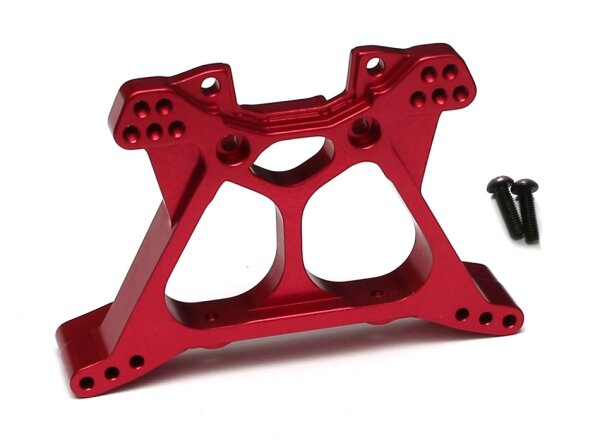 Team Raffee & Co Aluminum Rear Shock Tower -1 Pc Red for Traxxas Slash 4x4 BRTSH07R