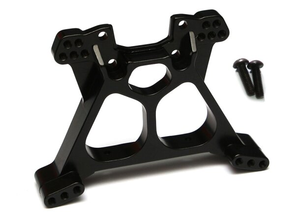 Team Raffee & Co Aluminum Rear Shock Tower -1 Pc Black for Traxxas Slash 4x4 BRTSH07BK