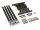 Team Raffee & Co Aluminum Gearbox Holder & Lower Link Gun Metal for Axial SCX10 TRC/32105GM