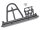 Team Raffee & Co Rear Bumper Spare Wheel Carrier w/Fuel holder For D90/D110 Wagon for Team Raffee Co. TRC-D110 BRQ90330