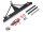 Team Raffee & Co Steel Stinger Rear Bumper with Towing Hooks  LED Light Set & Spare Tire Mount Black for Axial SCX10 II TRC/302250BK