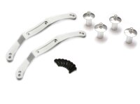Team Raffee & Co Aluminum Body Post Set - Silver for...