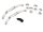 Team Raffee & Co Aluminum Body Post Set - Silver for Traxxas Slash 4x4 BRTSH08S