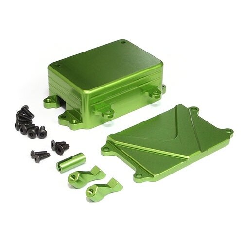 Team Raffee & Co Receiver Box Green for Axial SCX10 TRC/SCX34G