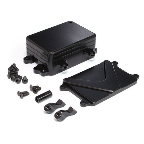 Team Raffee & Co Receiver Box Black for Axial SCX10 TRC/SCX34BK