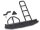 Team Raffee & Co Steel Rear Bumper W/ Ladder and Wheel Carrier Black Black for RC4WD Gelande II D90/D110 TRC/302414BK