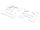 Team Raffee & Co Fender Kit and Body Panel for TRC D90 Defender TRC/302224 and TRC/302223 (Square) for Team Raffee Co. TRC-D90 TRC/302229A