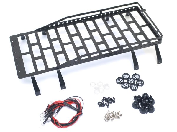 Team Raffee & Co Expedition Roof Rack w/ LED For TRC Defender D110 Station Wagon BRQ90325