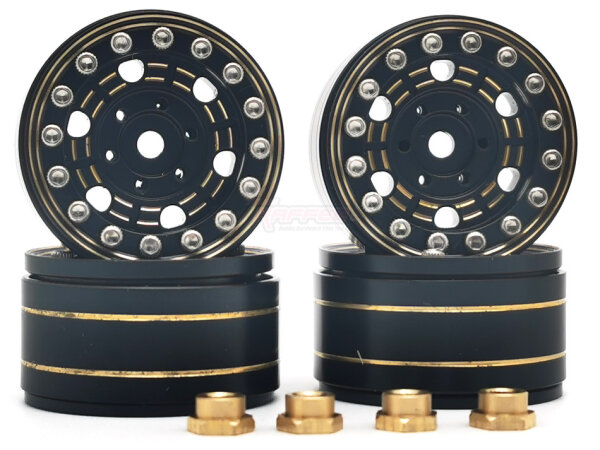 Team Raffee & Co Brass Beadlock Wheel (4) for Traxxas TRX-4M TRC/302904