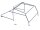 Team Raffee & Co Steel Roll Cage Rack for Team Raffee Co. Defender D90 Pickup for Team Raffee Co. TRC-D90 TRC/302224A