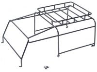 Team Raffee & Co Steel Roll Cage Rack w/ Luggage Tray...