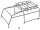 Team Raffee & Co Steel Roll Cage Rack w/ Luggage Tray for Team Raffee Co. Defender D90 2-Door for TRC. TRC-D90 TRC/302224B