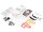 Team Raffee & Co LB Performance GTR (R35) White Hard Body Set for Mini-Z for Kyosho Mini-Z MR-03 TRC/302629