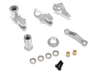 Team Raffee & Co Aluminum Steering Set -  Silver for...