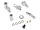 Team Raffee & Co Aluminum Steering Set -  Silver for Traxxas Slash 4x4 BRTSH05S