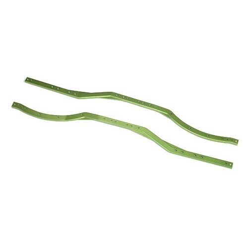Team Raffee & Co Aluminum Chasis Rail Set (2Pcs) Green for Axial SCX10 TRC/SCX20G