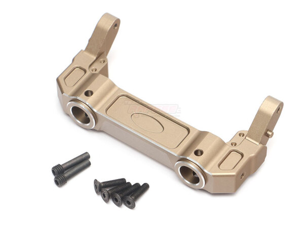 Team Raffee & Co Aluminium Front Chassis Brace (1) Gun Metal for Axial SCX6 TRC/302875GM