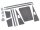 Team Raffee & Co Stainless Steel Diamond Plate Accessory Pack for Defender Pickup Truck D90/D110 Black for Team Raffee Co. TRC-D110 TRC/302219BK