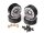 Team Raffee & Co 8 Spoke Aluminum + Brass Beadlock Wheels w/ Brass Hubs for 1/24 RC Crawler (4) Silver for Axial SCX24 TRC/1080021S
