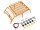 Team Raffee & Co Roof Luggage Rack For 1/10 AMG Benz 4x4 Truck Orange TRC/G63001OR
