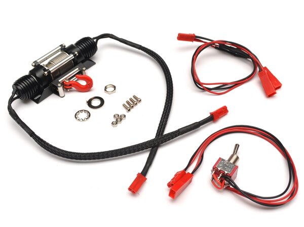 Team Raffee & Co Dual Twin Motor Winch For 1/10 Crawler BRQ90257