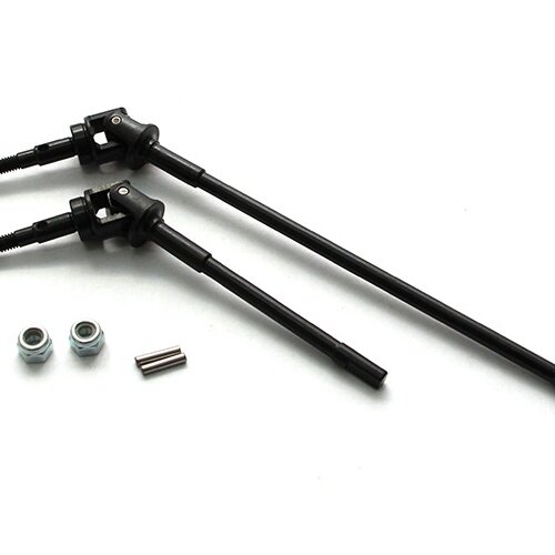Team Raffee & Co Aluminum Front Universal Shaft Black for Axial Wraith BRWRT17